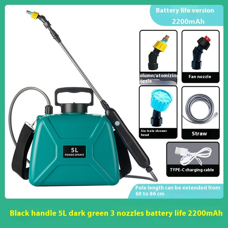 Electric Atomizing Sprayer – 1200‑2200 W Handheld Paint & Disinfect Tool, Adjustable Nozzle, 800 ml Tank