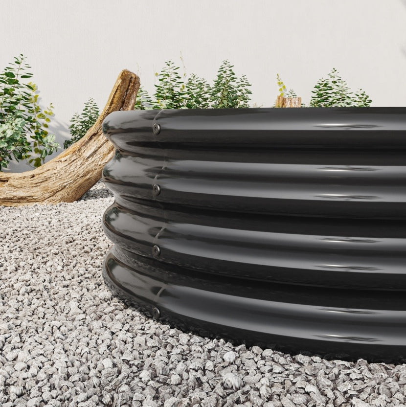Outdoor Raised Metal Planter Bed