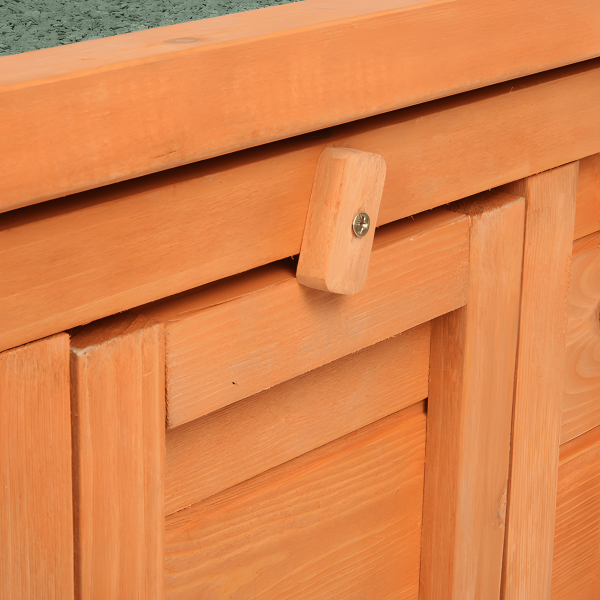 High - Quality Wooden Rabbit Hutch - Weatherproof, Easy Access, and Raised Design - Small Pet Homes