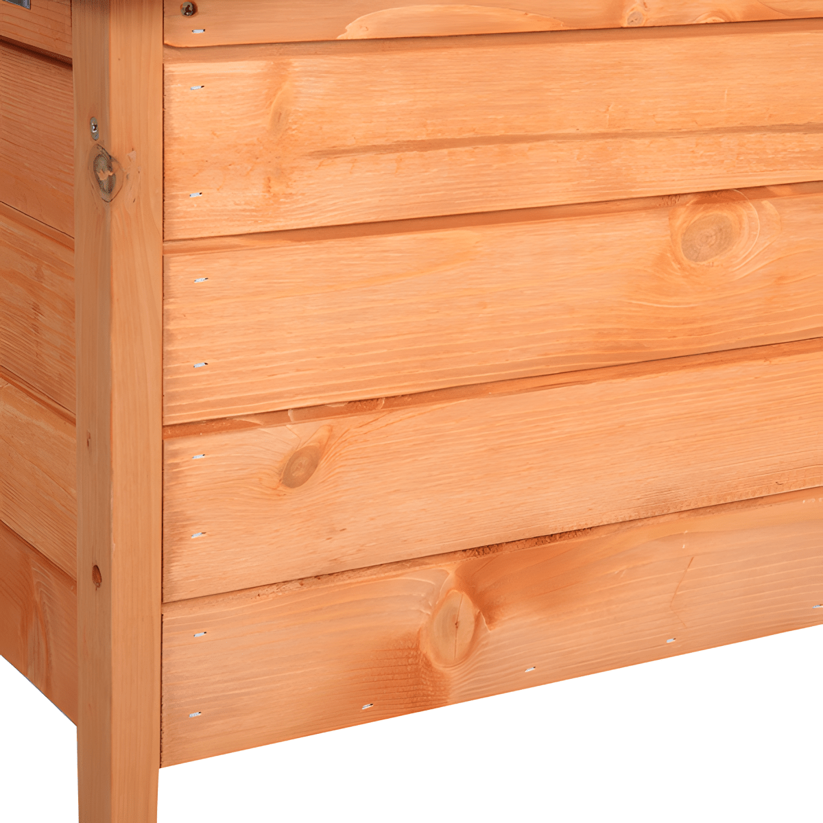 High - Quality Wooden Rabbit Hutch - Weatherproof, Easy Access, and Raised Design - Small Pet Homes