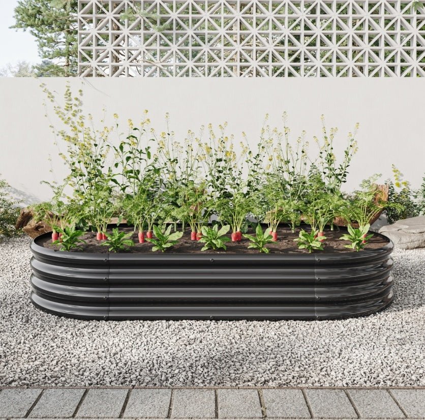 Outdoor Raised Metal Planter Bed - Small Pet Homes