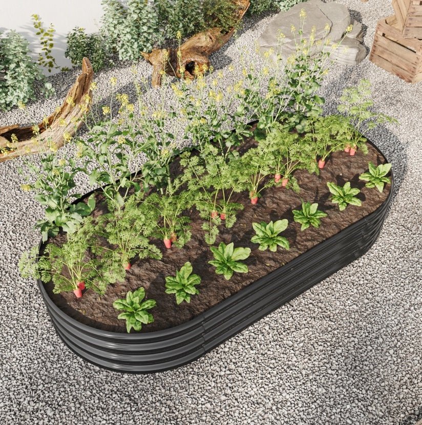 Outdoor Raised Metal Planter Bed - Small Pet Homes