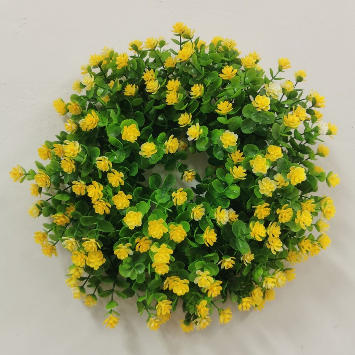 Spring Garland for Front Door – Artificial Floral Greenery for Porch, Mantel & Wedding Decor - Small Pet Homes