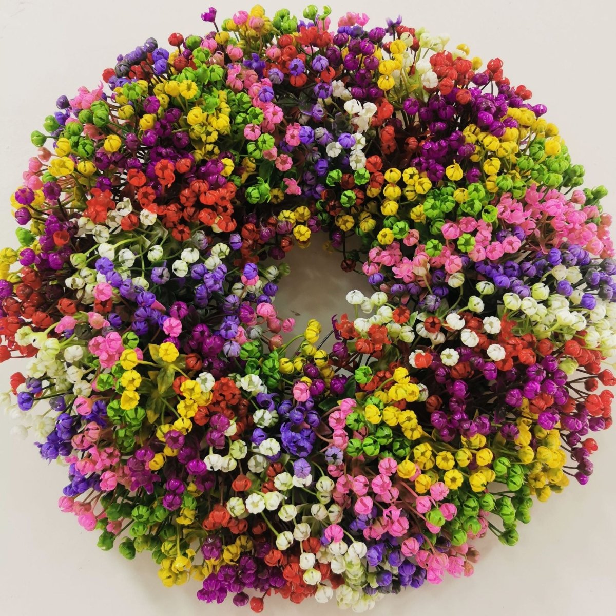 Spring Garland for Front Door – Artificial Floral Greenery for Porch, Mantel & Wedding Decor - Small Pet Homes