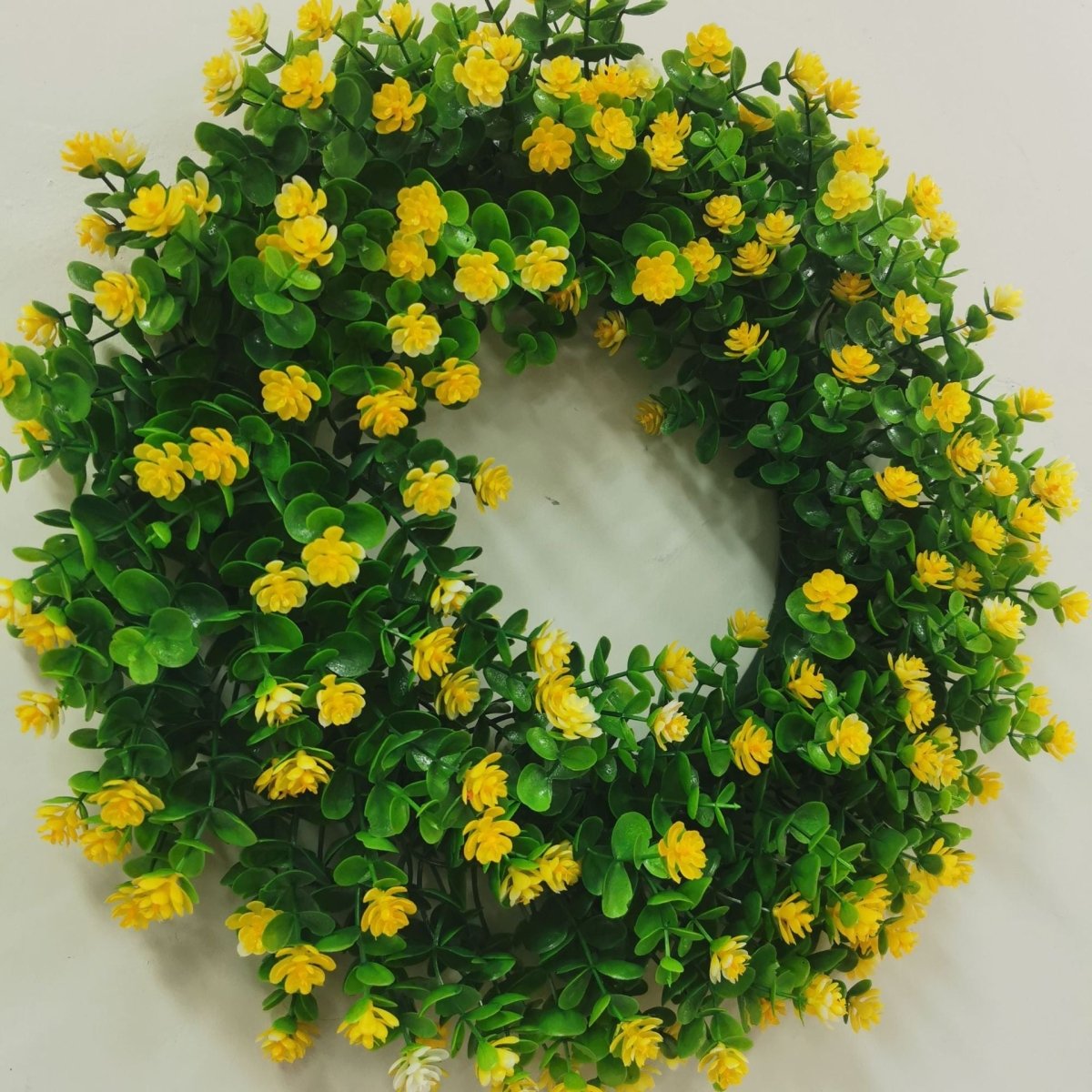 Spring Garland for Front Door – Artificial Floral Greenery for Porch, Mantel & Wedding Decor - Small Pet Homes