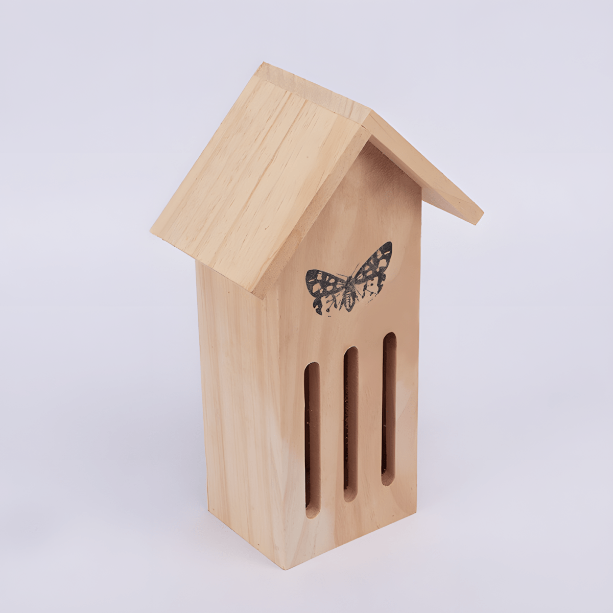 Wooden Butterfly House - Natural Pine Garden Enclosure for Butterflies - Small Pet Homes
