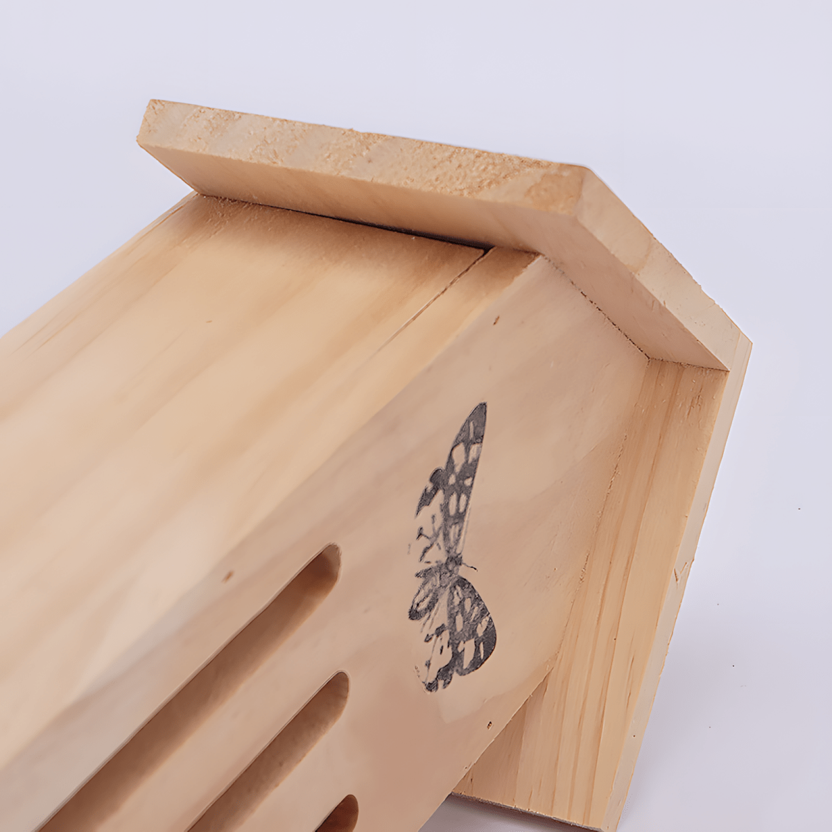 Wooden Butterfly House - Natural Pine Garden Enclosure for Butterflies - Small Pet Homes