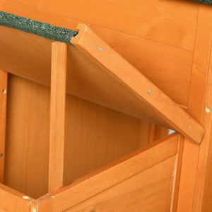 118” Large Chicken Coop with Run and Nesting Box, Outdoor Hen House for 2–4 Chickens - Small Pet Homes