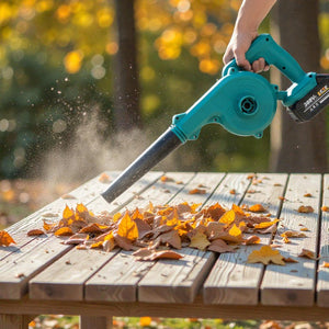 2 - in - 1 Cordless Electric Leaf & Dust Blower / Vacuum – 18V/21V Battery Powered - Small Pet Homes