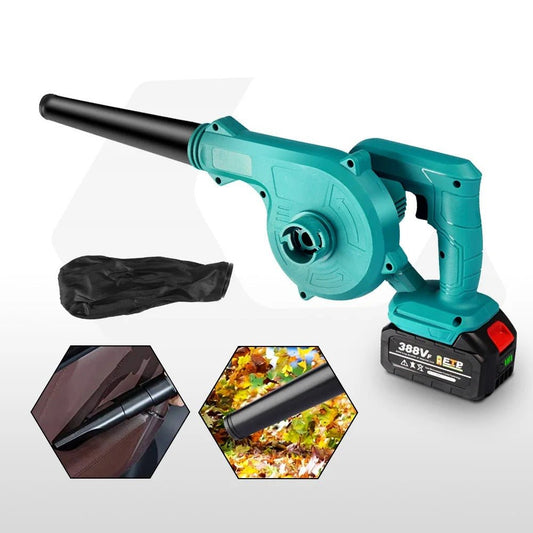 2 - in - 1 Cordless Electric Leaf & Dust Blower / Vacuum – 18V/21V Battery Powered - Small Pet Homes