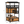 2 - Story Wooden Cat House with Ledges and Raised Floor, Waterproof Roof, Outdoor & Indoor Use, Natural Wood - Small Pet Homes