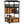 2 - Story Wooden Cat House with Ledges and Raised Floor, Waterproof Roof, Outdoor & Indoor Use, Natural Wood - Small Pet Homes