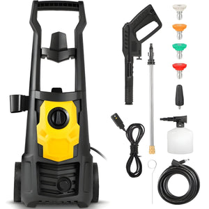 2000PSI Electric Portable Pressure Washer – Car & Outdoor Cleaning Tool - Small Pet Homes
