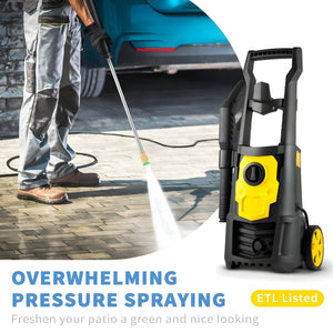 2000PSI Electric Portable Pressure Washer – Car & Outdoor Cleaning Tool - Small Pet Homes