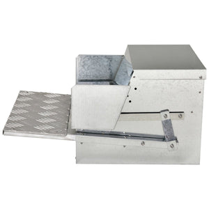 30 lbs Automatic Chicken Feeder – Weatherproof Galvanized Steel & Aluminum Poultry Feeder for Backyard Chickens - Small Pet Homes