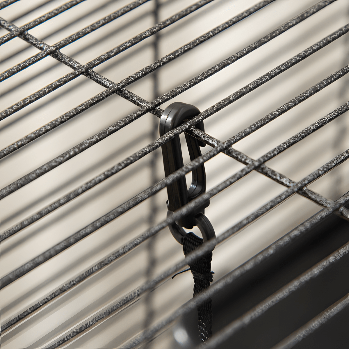 50" 5 - Tier Ferret & Chinchilla Cage with Hammock, Rolling Design, Heavy Duty Wire, Removable Tray, Grey - Small Pet Homes
