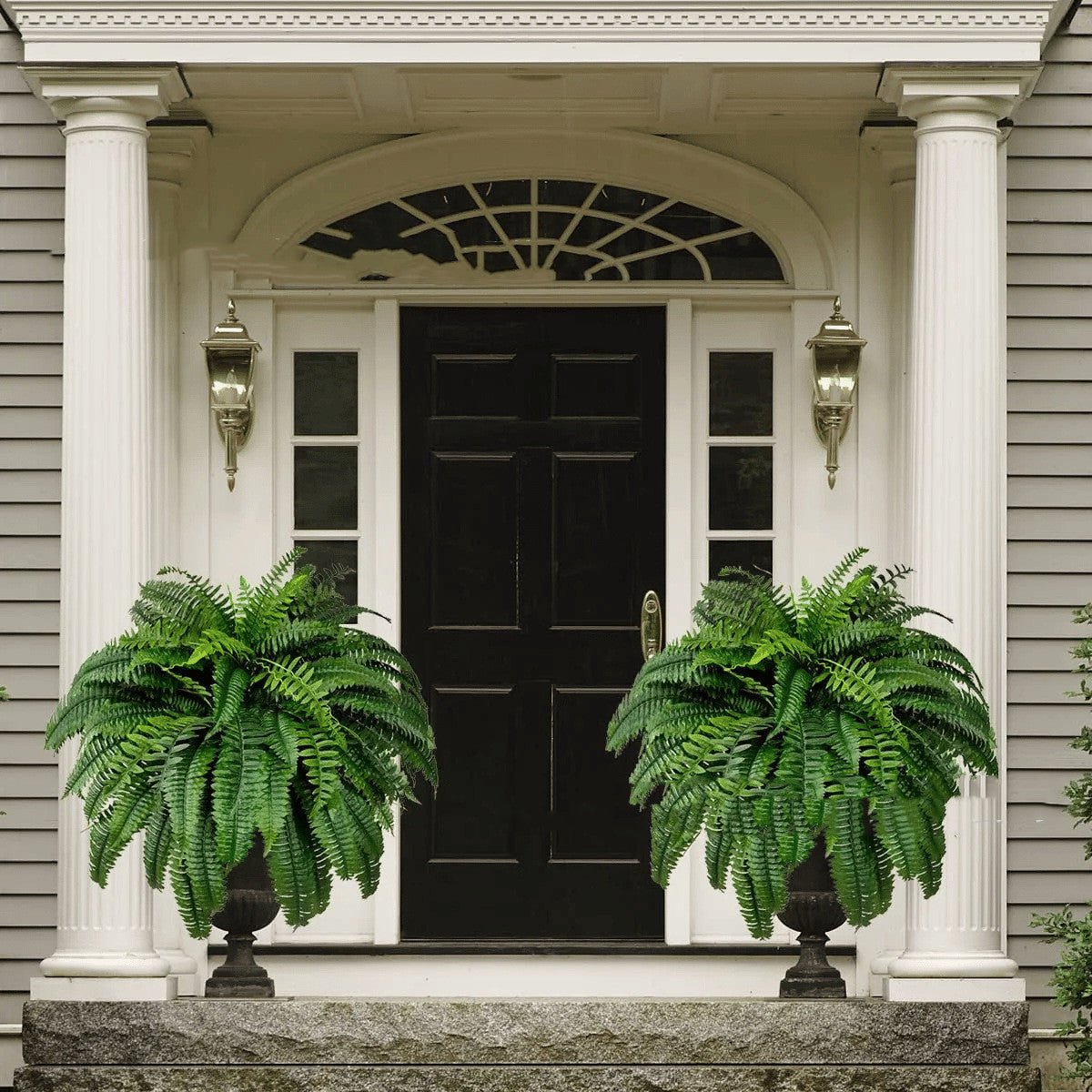 Artificial Fern Flower Arrangement Green Plant Plastic Crafts - Small Pet Homes