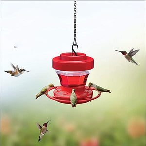 Bee - Proof Hummingbird Feeder – Outdoor Hanging Feeder with Perch & Leak - Free Design - Small Pet Homes