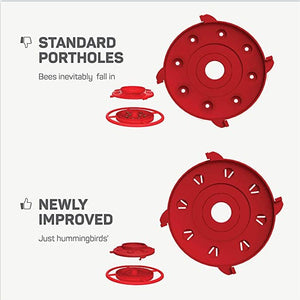 Bee - Proof Hummingbird Feeder – Outdoor Hanging Feeder with Perch & Leak - Free Design - Small Pet Homes