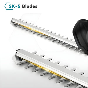 Cordless Hedge Trimmer (2000W) – Electric and Battery Operated – 510mm Blade, 18V Compatible - Small Pet Homes