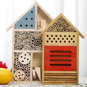 Creative Wooden Bee Nest Small House - Insect Hotel - Small Pet Homes