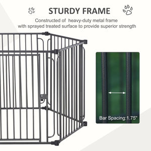 Dog Playpen Shelter with Lockable Door & Removable Canopy – Indoor & Outdoor Pet Enclosure for Small and Medium Dogs - Small Pet Homes