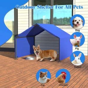 Dog Shade Shelter Outdoor Tent – Waterproof & UV Protection Pet House for Small & Medium Dogs, Cats, and Small Animals - Small Pet Homes