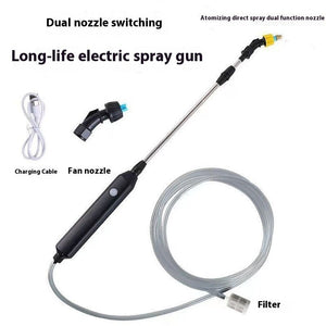 Electric Atomizing Sprayer – 1200‑2200 W Handheld Paint & Disinfect Tool, Adjustable Nozzle, 800 ml Tank - Small Pet Homes