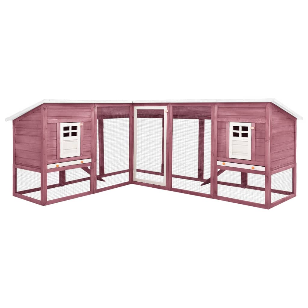 Extra Large Wooden Rabbit Hutch - Spacious (XL), Weather - Resistant with Non - Slip Ramps - Small Pet Homes