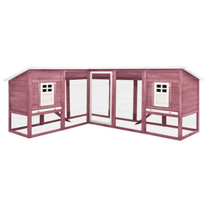 Extra Large Wooden Rabbit Hutch - Spacious (XL), Weather - Resistant with Non - Slip Ramps - Small Pet Homes
