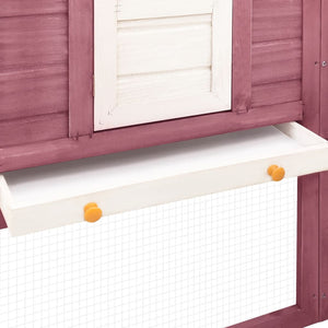 Extra Large Wooden Rabbit Hutch - Spacious (XL), Weather - Resistant with Non - Slip Ramps - Small Pet Homes