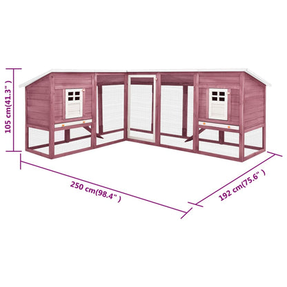Extra Large Wooden Rabbit Hutch - Spacious (XL), Weather - Resistant with Non - Slip Ramps - Small Pet Homes