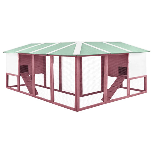 Extra Large Wooden Rabbit Hutch - Spacious (XL), Weather - Resistant with Non - Slip Ramps - Small Pet Homes