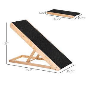 Foldable Dog Ramp – Travel - Ready Access for Pets - Small Pet Homes