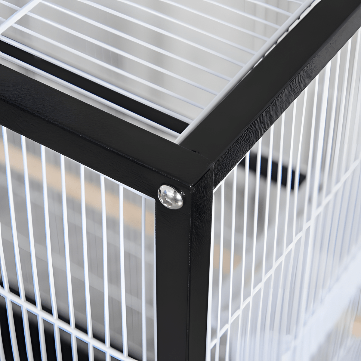 Large Rolling Bird Cage – Perfect for Comfortable Living and Easy Movement - Small Pet Homes