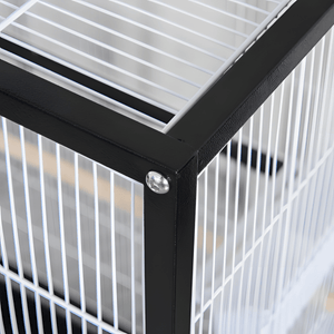 Large Rolling Bird Cage – Perfect for Comfortable Living and Easy Movement - Small Pet Homes