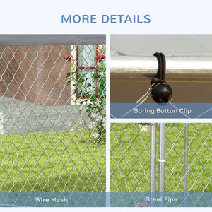 Outdoor Dog Kennel for Medium & Large Dogs – Waterproof, UV - Resistant Hexagonal Enclosure with Lockable Door - Small Pet Homes