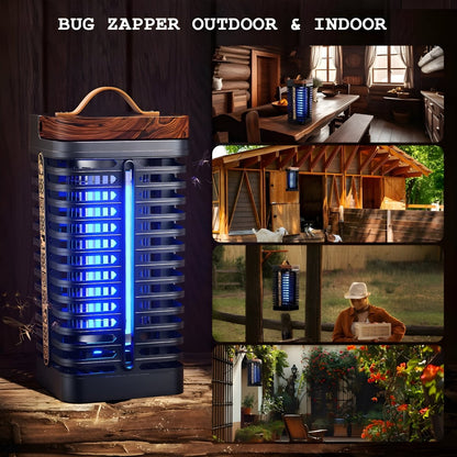 Outdoor & Indoor Electric Bug Zapper – 4200V Mosquito Killer with 15W UVA Light - Small Pet Homes