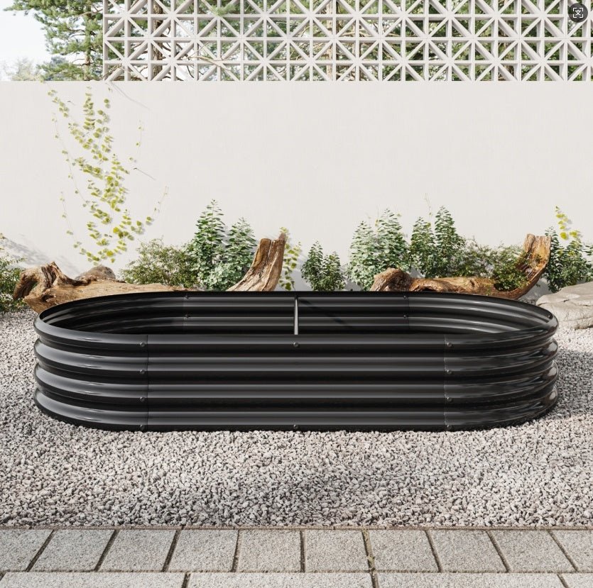 Outdoor Raised Metal Planter Bed - Small Pet Homes