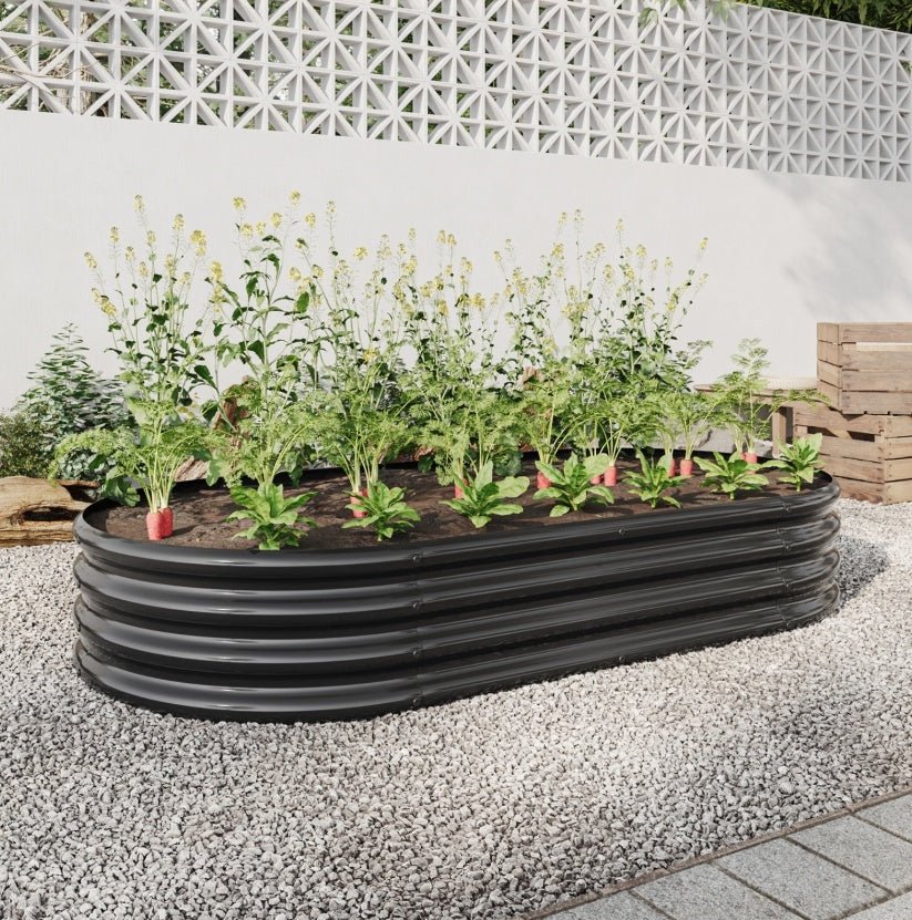 Outdoor Raised Metal Planter Bed - Small Pet Homes