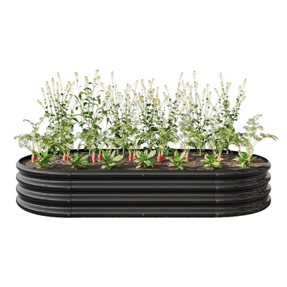 Outdoor Raised Metal Planter Bed - Small Pet Homes