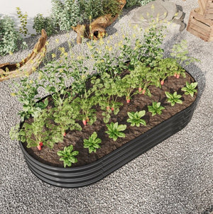 Outdoor Raised Metal Planter Bed - Small Pet Homes