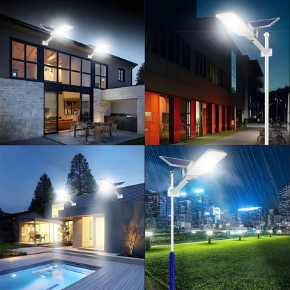 Outdoor Solar Powered Flood LED Light for Street & Garden - Waterproof & Energy Efficient - Small Pet Homes