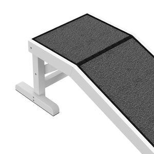 Pet Ramp for Dogs & Cats with Non - Slip Carpet – Pine Wood Assist Ramp for Small, Senior, or Mobility - Limited Pets - Small Pet Homes