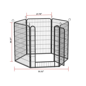 Portable Dog Exercise Pen with Door for Indoor and Outdoor Use - Small Pet Homes