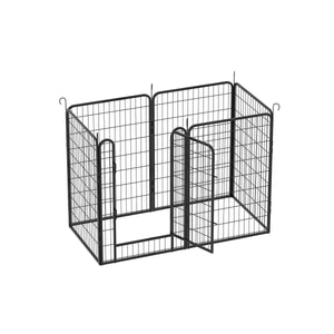 Portable Dog Exercise Pen with Door for Indoor and Outdoor Use - Small Pet Homes