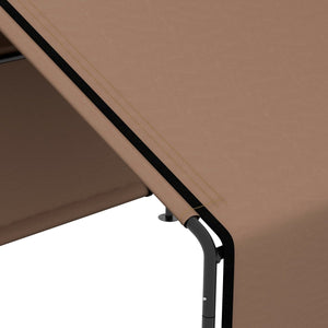 Portable Dog Tent – Water - Resistant Outdoor Pet Shelter with Steel Frame, Brown - Small Pet Homes