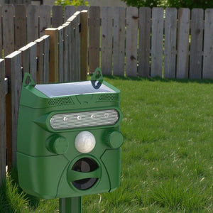 Premium Ultrasonic Animal Repellent – Wireless Motion Sensor Deterrent for Garden, Yard & Critters - Small Pet Homes
