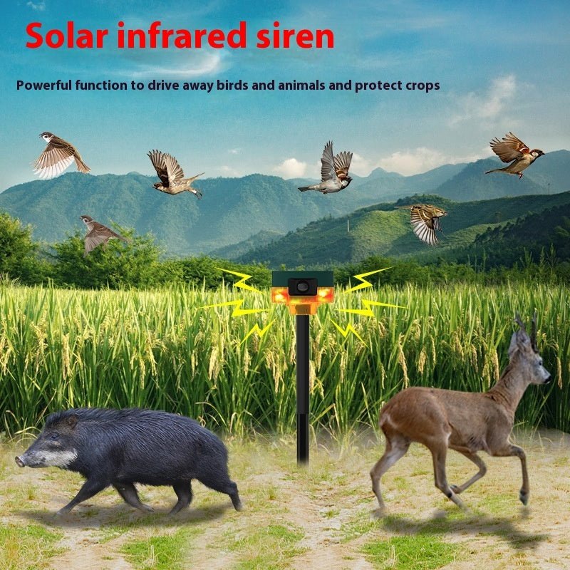 Solar Alarm Plug - in 360 Degrees Infrared Sensor - Small Pet Homes