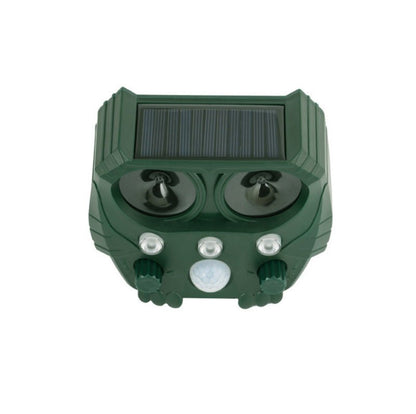Solar Ultrasonic Animal Repeller – Motion Sensor Pest Deterrent for Dogs, Deer, Squirrels & Woodpeckers - Small Pet Homes